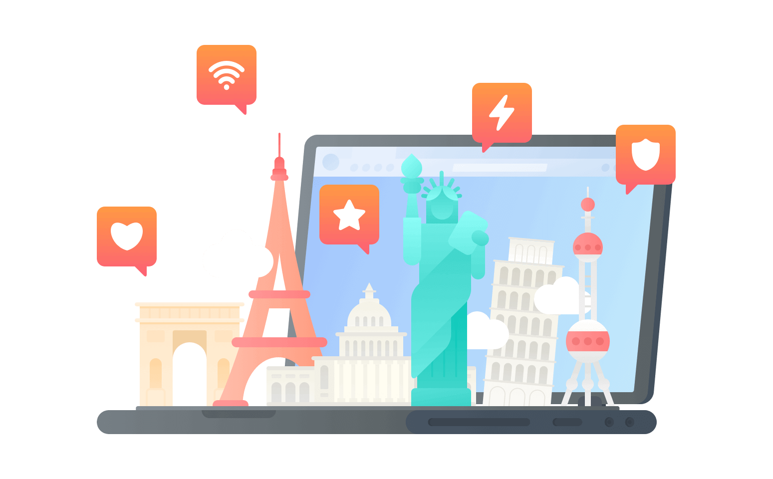 在直布罗陀连接到中国的代理 - 海龟VPN